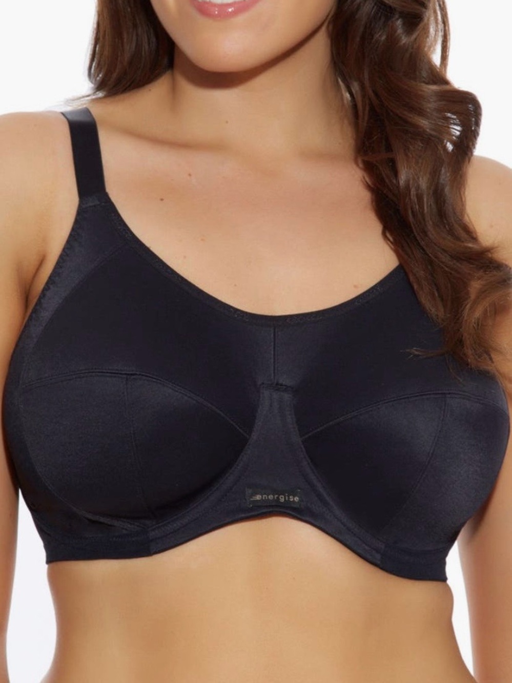 Elomi Black Energise Bra (UK 42GG / US 42J)